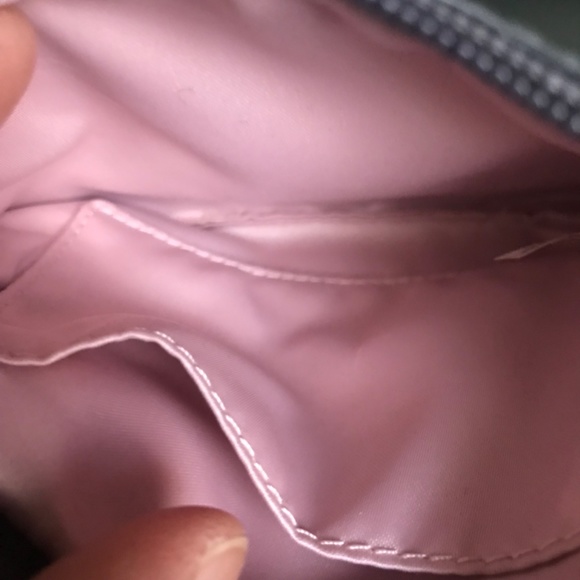 Coach Gray Canvas Leather Signature C Wristlet Mini Pouch - Picture 11 of 16